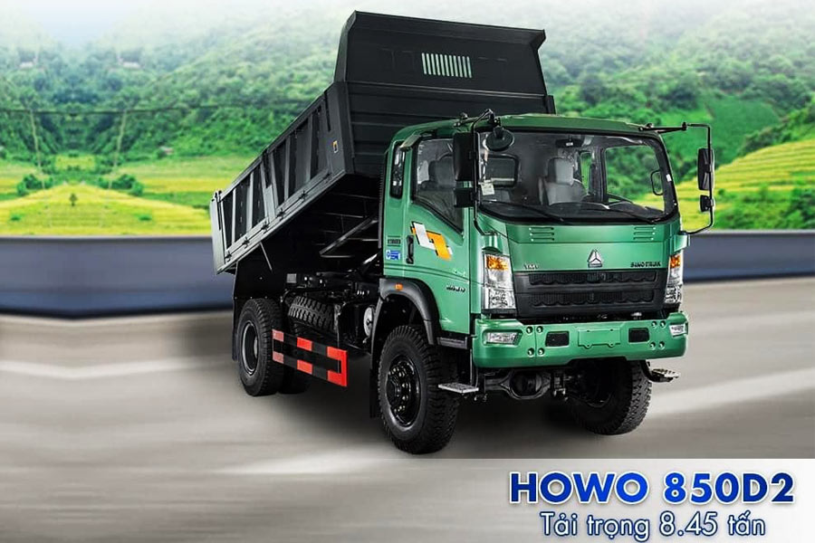 Xe tải ben Howo 850D2 (8.45 tấn) An Giang