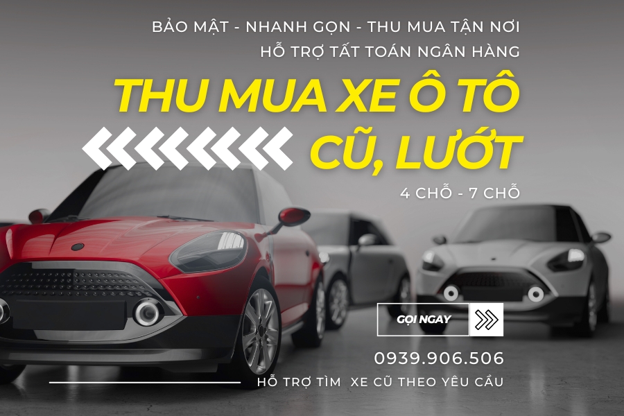 Chuyên thu mua xe ô tô cũ tại Long Xuyên An Giang