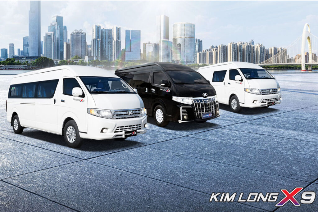 Xe 16 chỗ Kim Long X9 tổng thể
