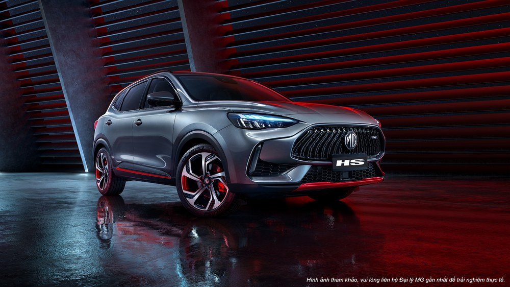 New MG HS nhìn chéo từ phía trước
