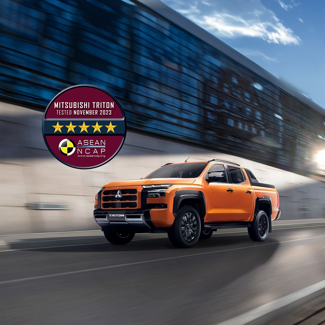 Mitsubishi Triton đạt chứng nhận an toàn 5 sao ASEAN NCAP