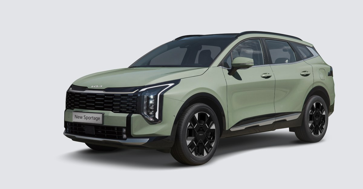 New Sportage màu xanh lá